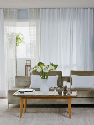 Casar & morar: escolhendo a cortina ii Tecido Cortinas decoración