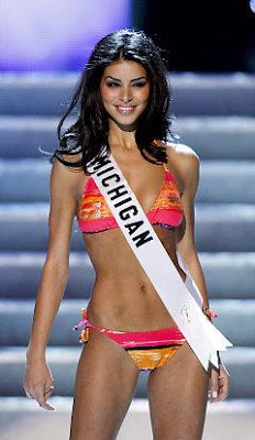 Miss USA Rima Fakih in a bikini