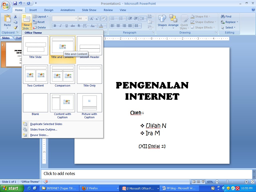 Jenis Layout Presentasi | a notation of itazurana cara membuat presentasi baru pada Jenis Layout Presentasi | a notation of itazurana cara membuat presentasi baru pada