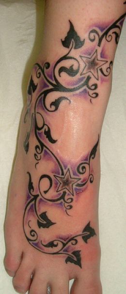 lettering tattoo ideas. Star Tattoo Designs