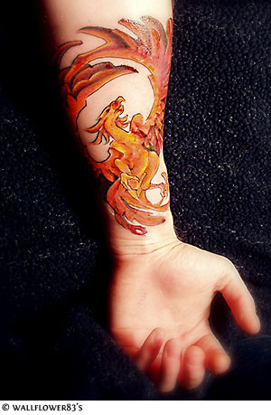 phoenix tattoos for men