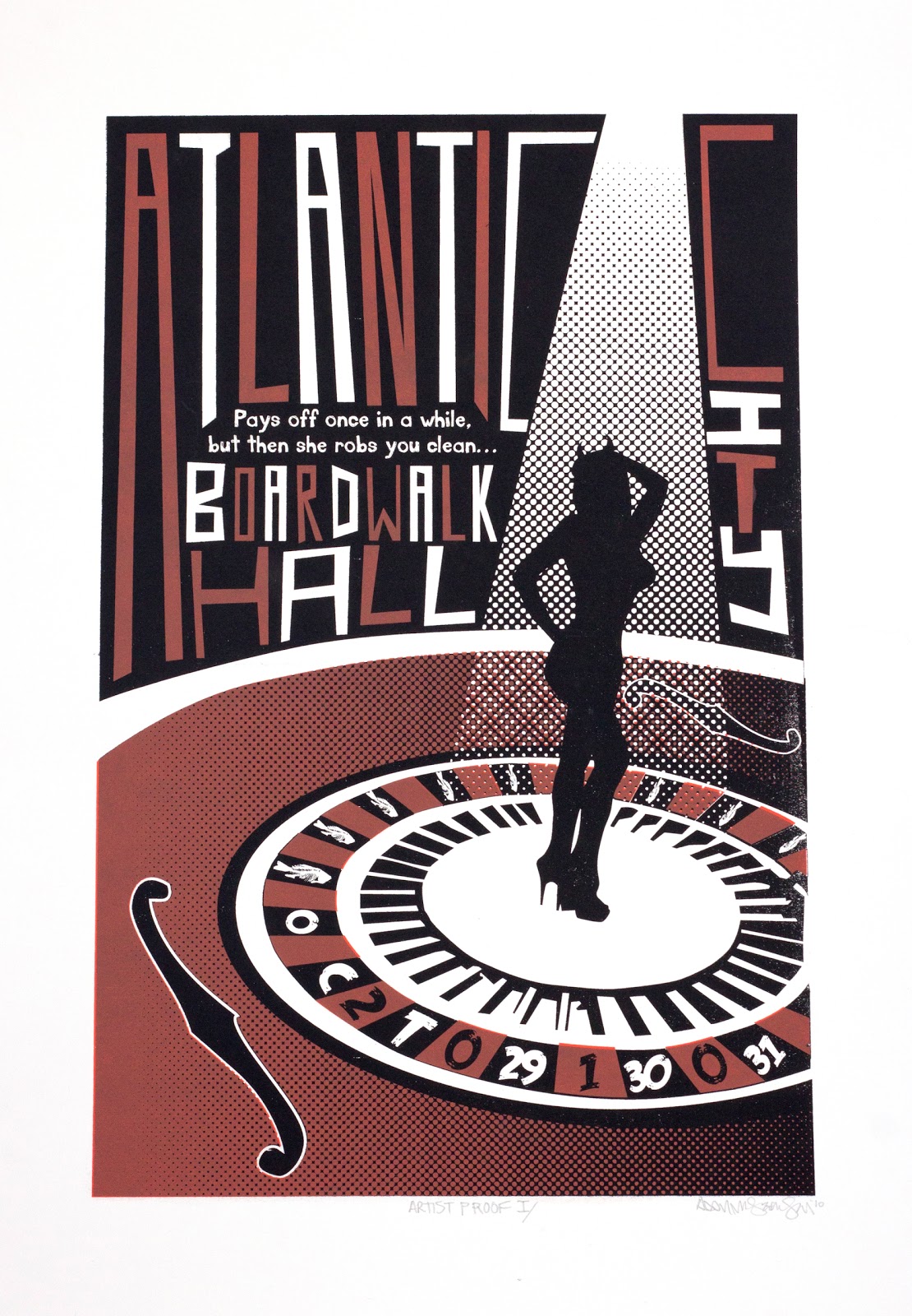 Cream City Creative Phish Atlantic City Poster Screenprint!