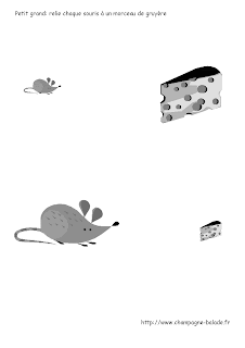 TPS toute petite section maths relie petit grand souris fromage TPS toute petite section maths relie petit grand souris fromage