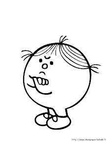Bouder, faire un caprice, coloriage madame bonhomme Bouder, faire un caprice, coloriage madame bonhomme