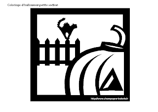 coloriage de citrouille - Coloriage Halloween Citrouille