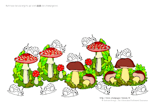 Dessus dessous en petite section PS avec Margot l'escargot