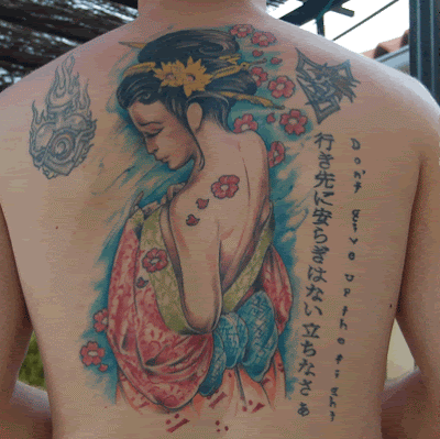 Geisha tattoos 