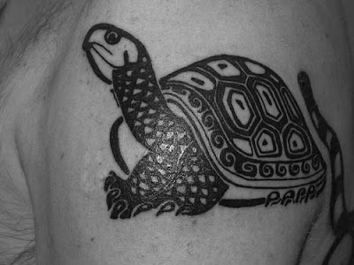 sea turtle tattoo. Tribal Turtle Tattoos