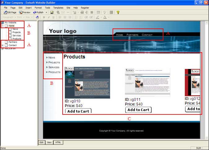 Ewisoft Website Builder