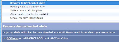 Whale death!