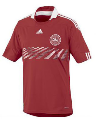 camisa da Seleção da Dinamarca para a Copa do Mundo 2010