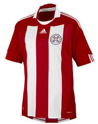 uniforme da Seleção do Paraguai