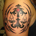 libra sign tattoos design