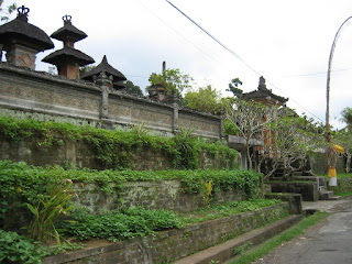 Wall of a temple somewhere around Penestanan