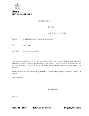 Ejemplo+De+Memorandum+Interno Ejemplo De Memorandum Interno http://memorandocertificadoconstancia ...