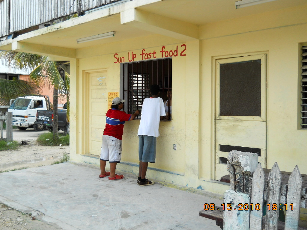 Taking Belize Fast Food Belize Style