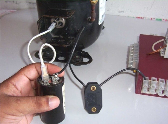 ARRANQUE DE COMPRESOR CON RELE PTC Y CONDENSADOR DE ARRANQUE | MANUALES