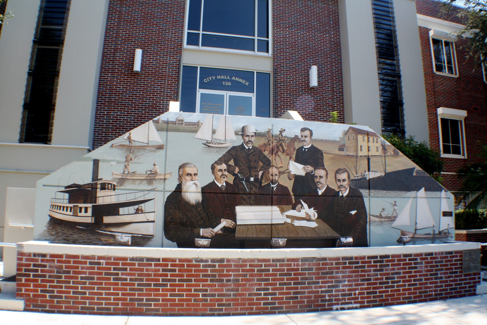 Punta Gorda Florida Daily Photo Punta Gorda's First City Council Mural