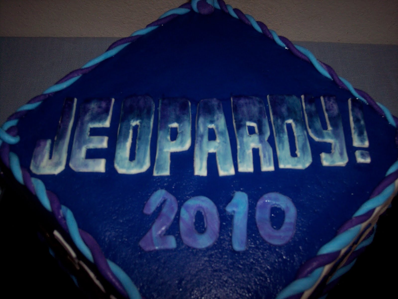 Birthday Cakes for Kids Jeopardy Theme Cake