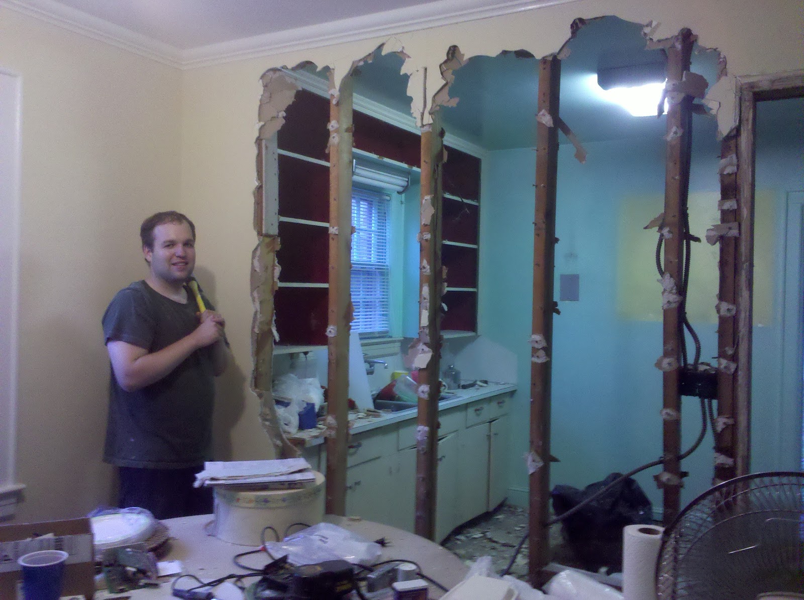 The Prissy Girl's Guide to Home Renovation Kitchen Wall and