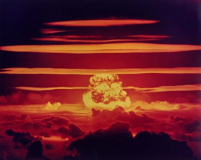 This is a photo of the U.S. nuclear test