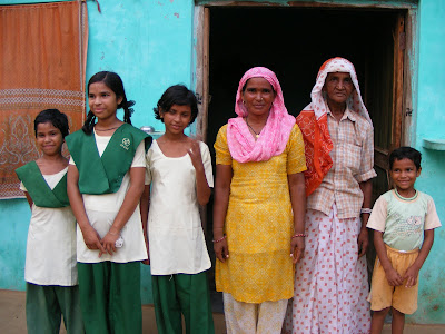 Priyanka's family at their home