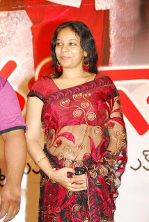 MM Srileka Hot In Red Saree