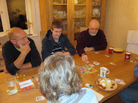 The players during a game of Hick Hack