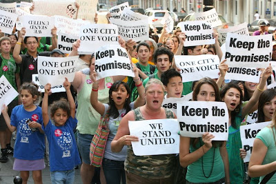 Rally Against Mayor Bloomberg