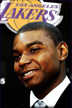 center, Andrew Bynum.