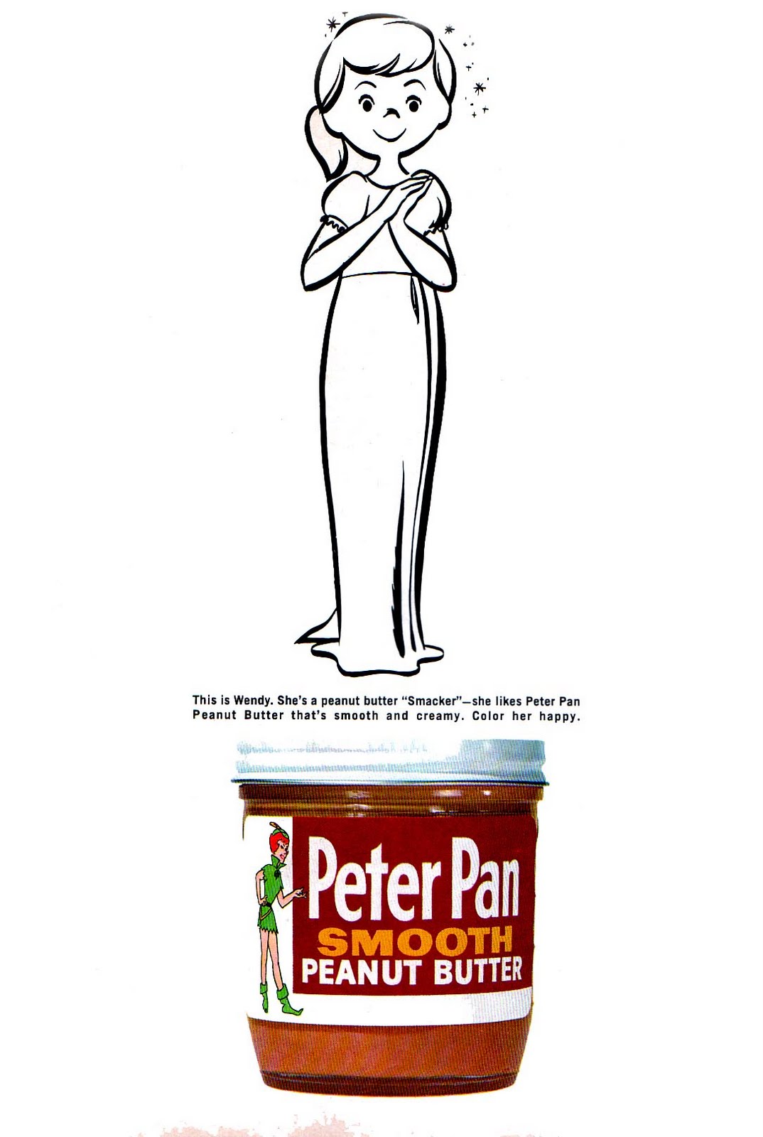 and everything else too peter pan peanut butter coloring book 63