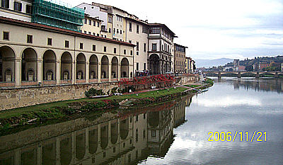 The river Arno in Florence.