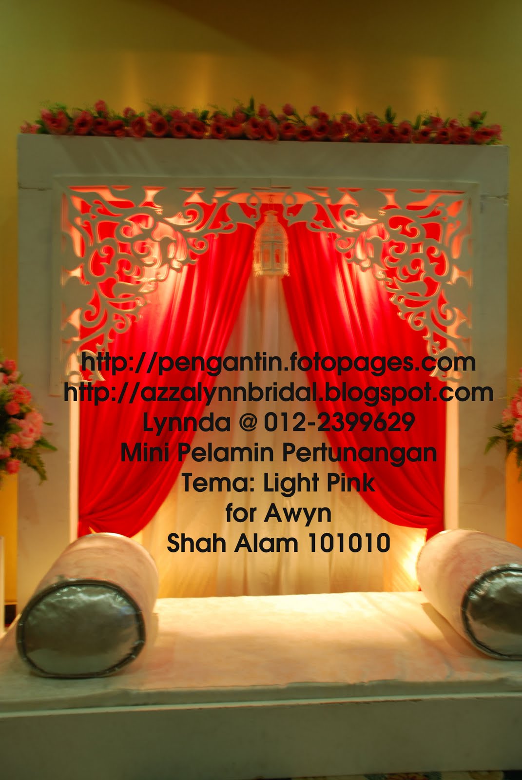 pelamin tunang terkini