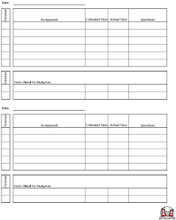online homework planner