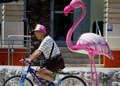 Image of bicyclist in Miami
