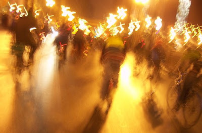 Image of Chicago Critical Mass participants