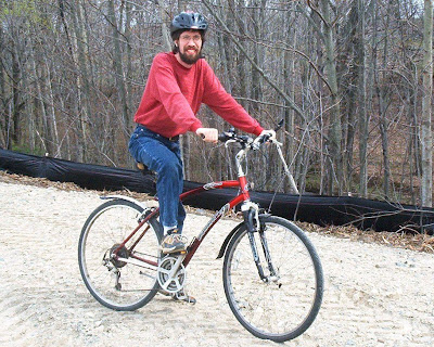 Image of bicyclist John Brooking, of Westbrook, Maine