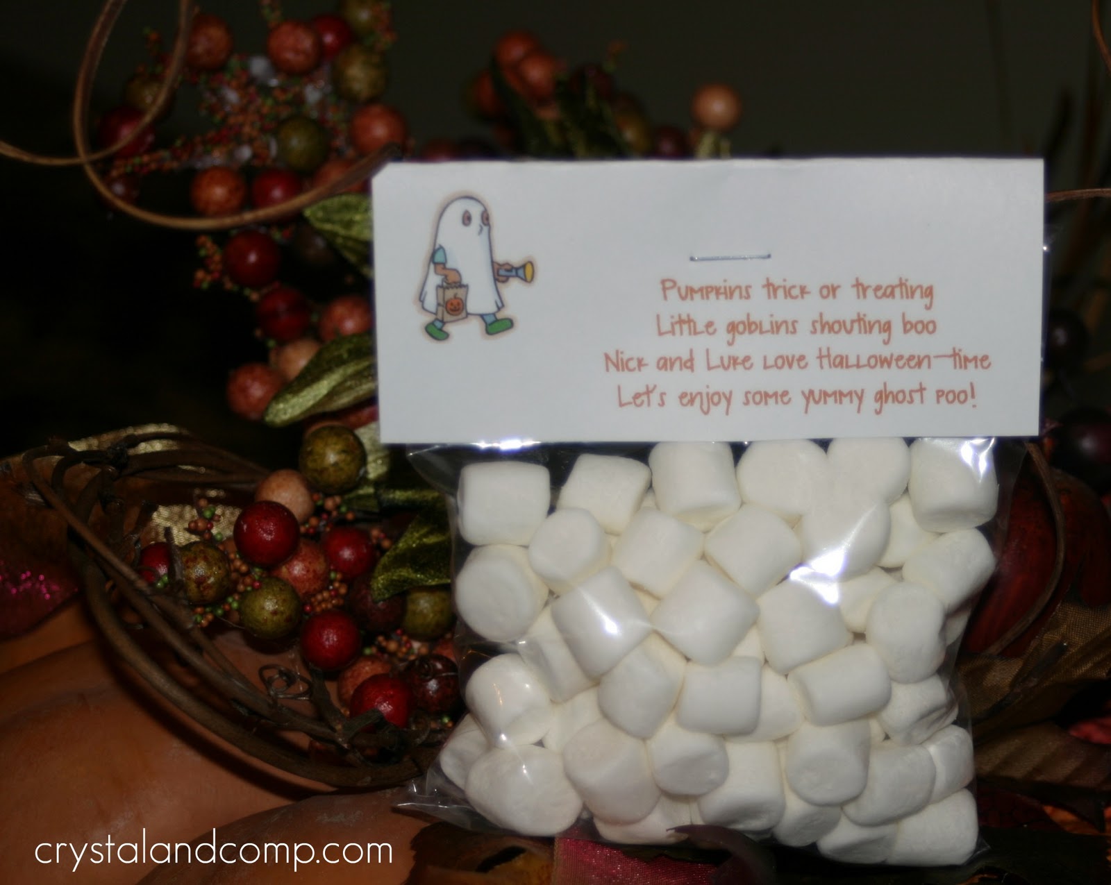 Ghost Poo Halloween Favors