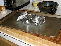 Beets in a foil pocket