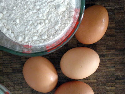 Spätzle ingredients (detail)