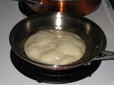 Fry corn tortillas to just crisp