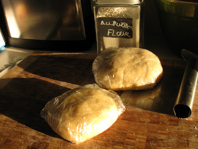 Wrap dough in plastic