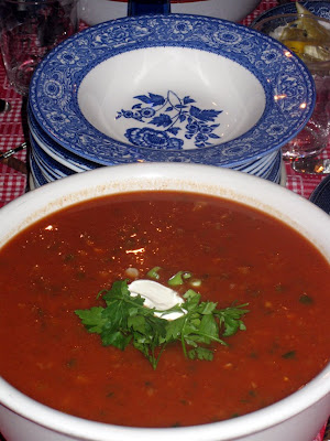 Still life with Gazpacho soup