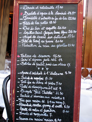 Menu, Le Petit Châtelet
