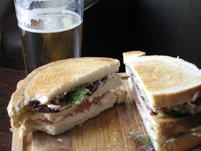 Chicken club sandwish - The Dukes Head
