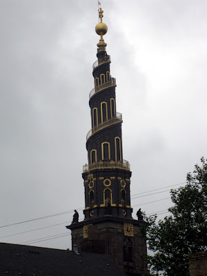 Spire - Vor Frelsers Kirke, København, Danmark