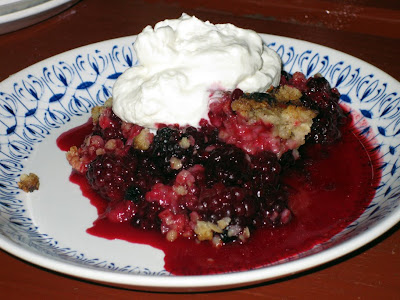 Wild blackberry crumble - Strib, Danmark