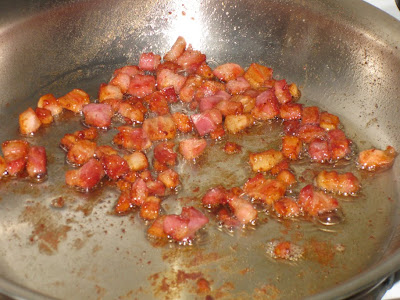 Browned lardons