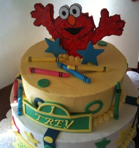 Tara's Piece of Cake Elmo Cake