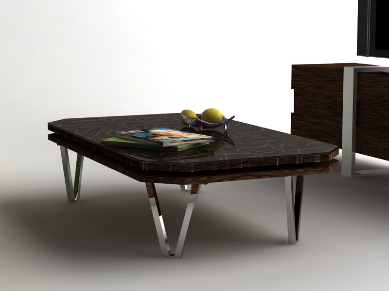 Living room sets wIth Coconut Wood concept design